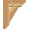 Ekena Millwork Traditional Slat Rough Sawn Bracket w/ Offset Brace, Western Red Cedar, 6"W x 14"D x 18"H BKT0604X14X18TRA06RWR - alternate 2